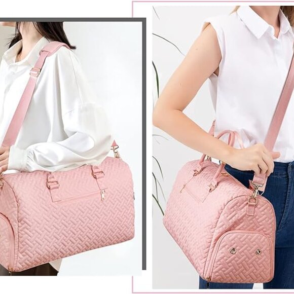 DUFFLE Bag for Travel Pink - Picture 6 of 7